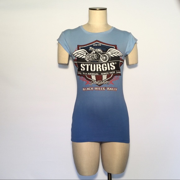 NWT STURGIS Black Hills Motorcycle Rally Tee! - Picture 5 of 7
